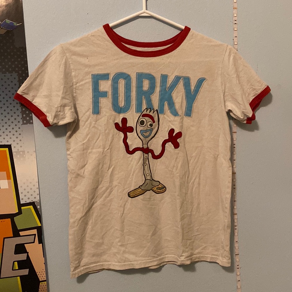 👕2/14$👕Kids Disney Forky Short Sleeve Shirt